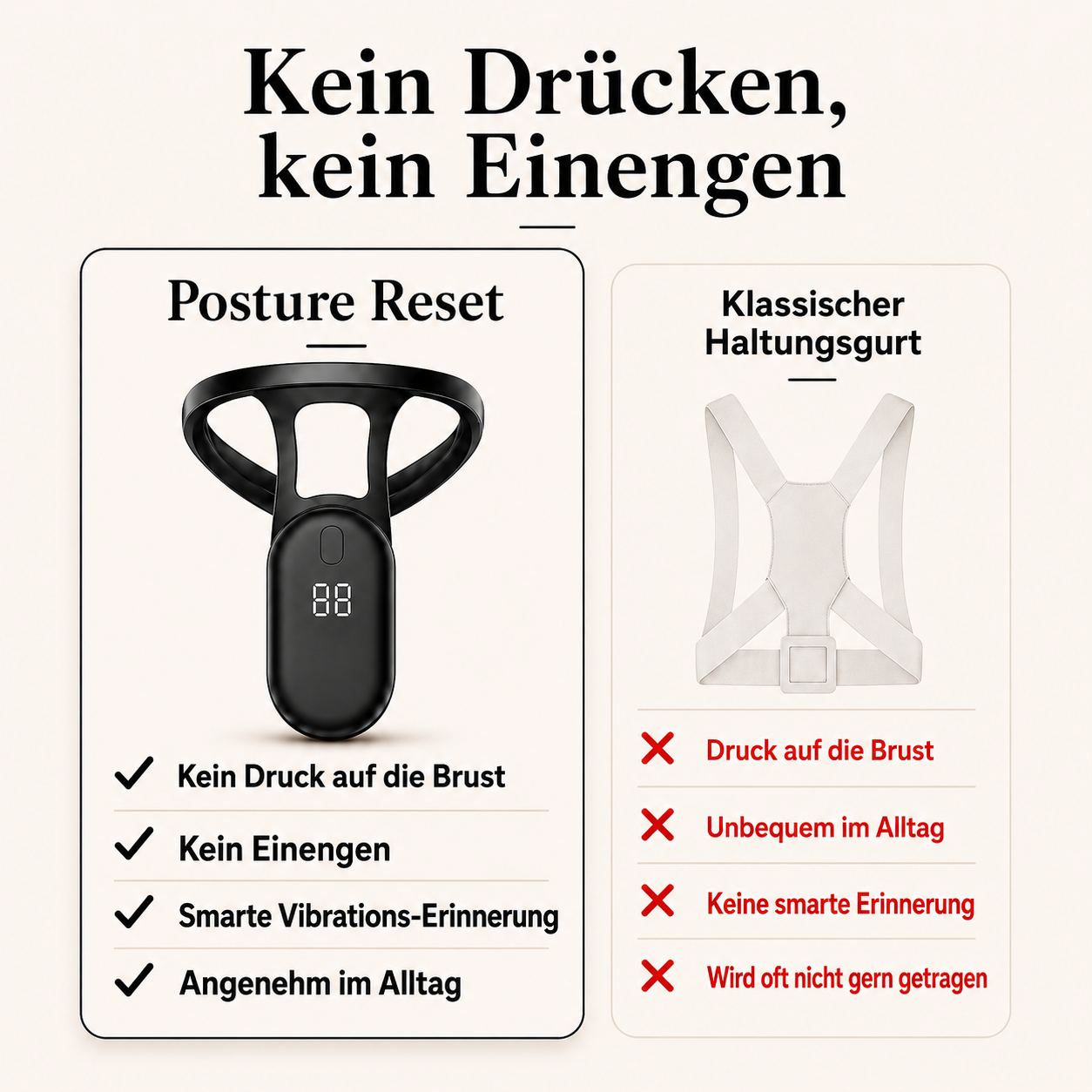 Posture Reset smarter Haltungsverbesserer